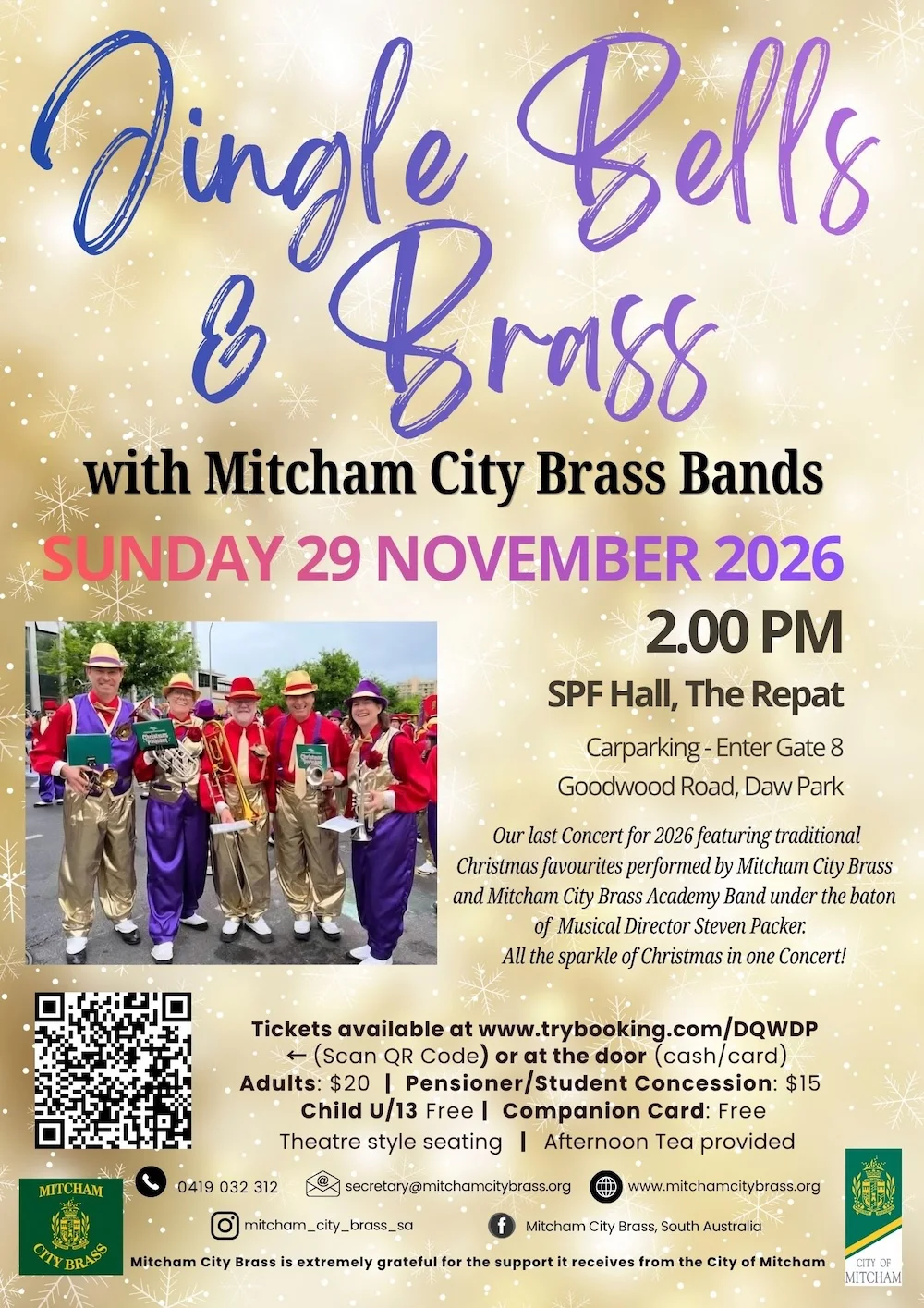 Jingle Bells & Brass Poster
